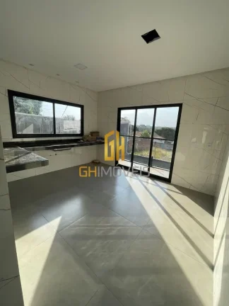 Imagem SO0420Belíssimo Sobrado com 3 suítes plenas no Garavelo O sobrado possui - 3 suítes sendo 2 com c...