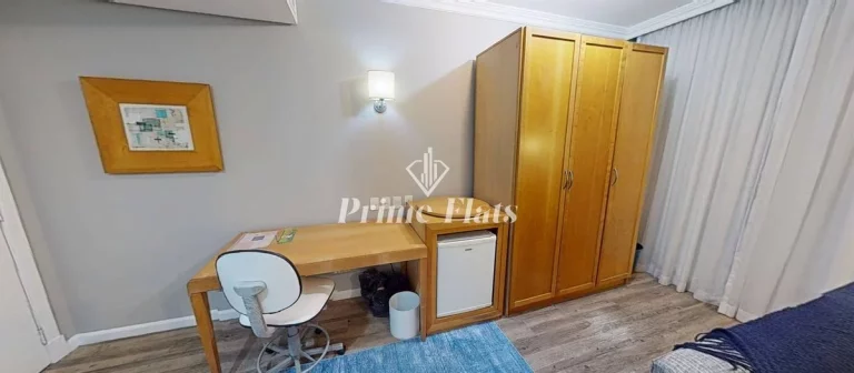 Imagem Flat disponível para venda no Quality Suites Oscar Freire em Pinheiros, com 30m², 1 dormitório e 1 vaga