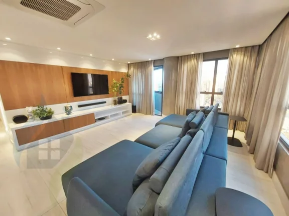 Imagem Apartamento Alto Padrão com 3 suítes, 4 banheiros, 4 vagas, com 190m² em Bairro Jardim, Santo André