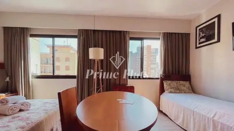 Imagem Flat disponível para venda no Slaviero Essential São Paulo Moema, com 26m², 1 dormitório e 1 vaga de garagem