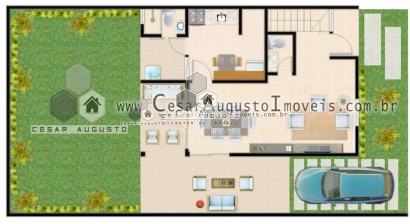 Imagem Bello Village - Casas Duplex com 03 suítes no Eus?(C)bio