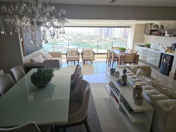Imagem Apartamento alto luxo com três suítes vista mar varanda gourmet a venda na Colina A em Patamares