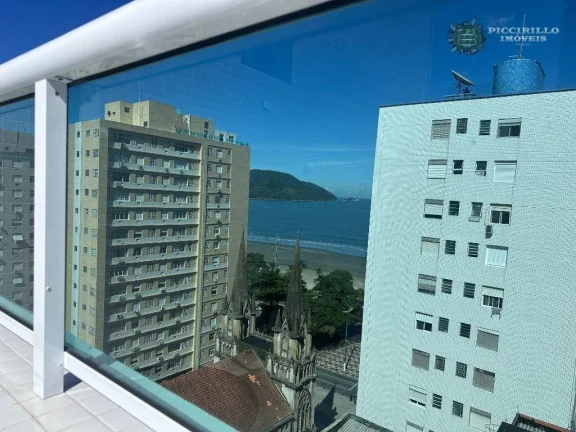 Imagem Cobertura com 3 dormitórios à venda, 158 m² por R$ 3.550.000,00 - Embaré - Santos/SP