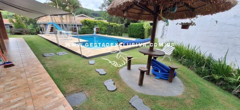 Imagem CHÁCARA 5 DORM 3 SUÍTES PISCINA ÁREA GOURMET VARANDA ESCRITÓRIO