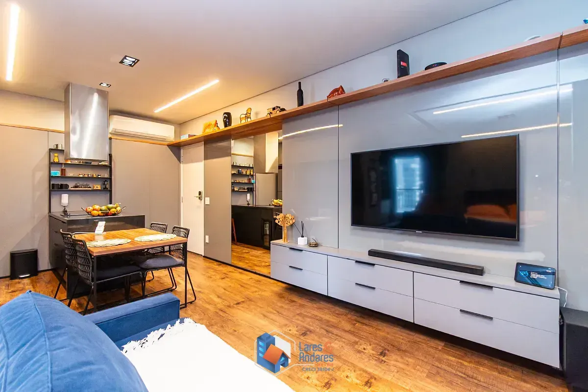 Imagem Apartamento para venda em Indianópolis com 1 quarto, sendo 1 suíte, 48m²