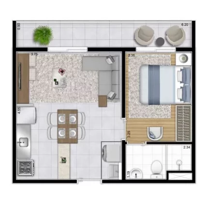 Imagem Apartamento à venda no bairro Mooca - São Paulo/SP