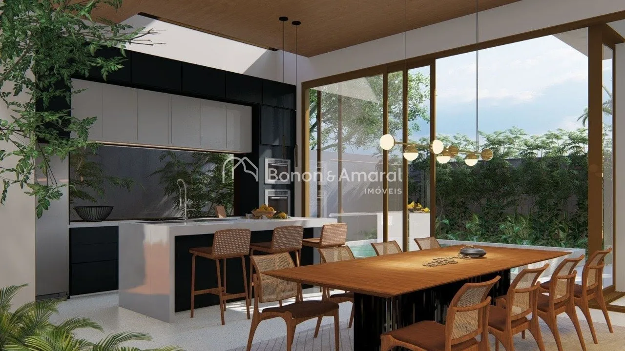 Imagem Casa à venda em condomínio em Paulínia, sobrado, em construção, 3 suites, escritório,living 2 ambientes, despensa,área gourmet integrada, 4 vagas, armários, cozinha,piscina,wc social e de serviço,aquecimento solar.