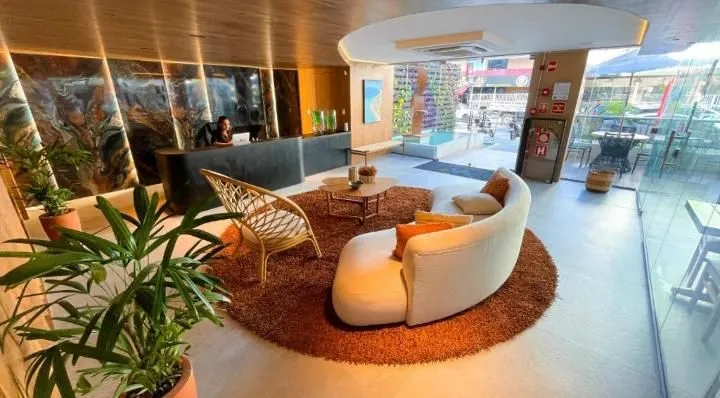 Imagem Flat mobiliado no W Tambaú Apart Hotel, com 34 m², lazer completo e localização privilegiada próximo à praia e ao Busto de Tamandaré.