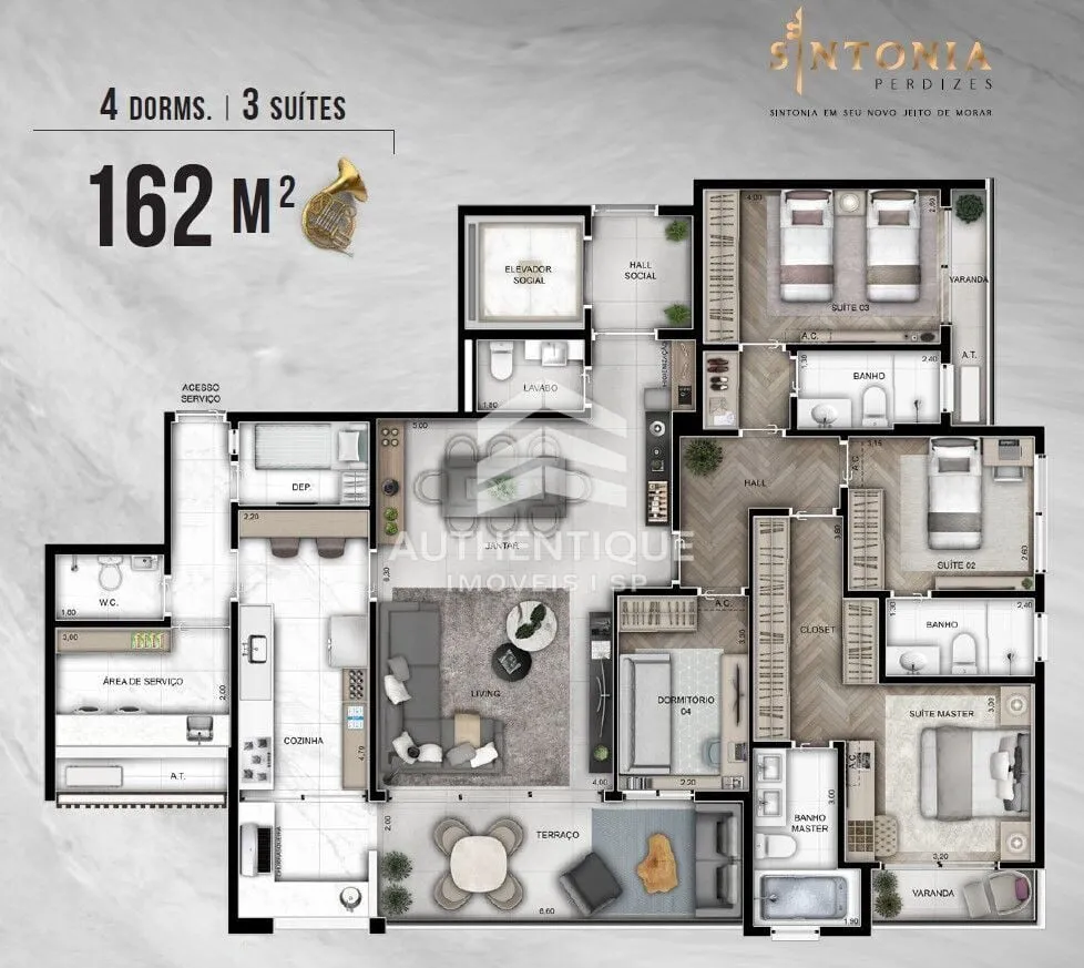 Imagem SINTONIA PERDIZES - Apartamento à venda em São Paulo/SP