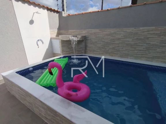 Foto do imóvel Casa com 2 dormitórios à venda, 63 m por R$ 369.000,00 - Flórida Mirim - Mongaguá/SP
