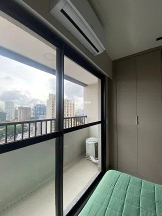 Imagem Apartamento à venda ou locação em Pinheiros, São Paulo-SP: 1 quarto, 1 sala, 1 banheiro, 25m²