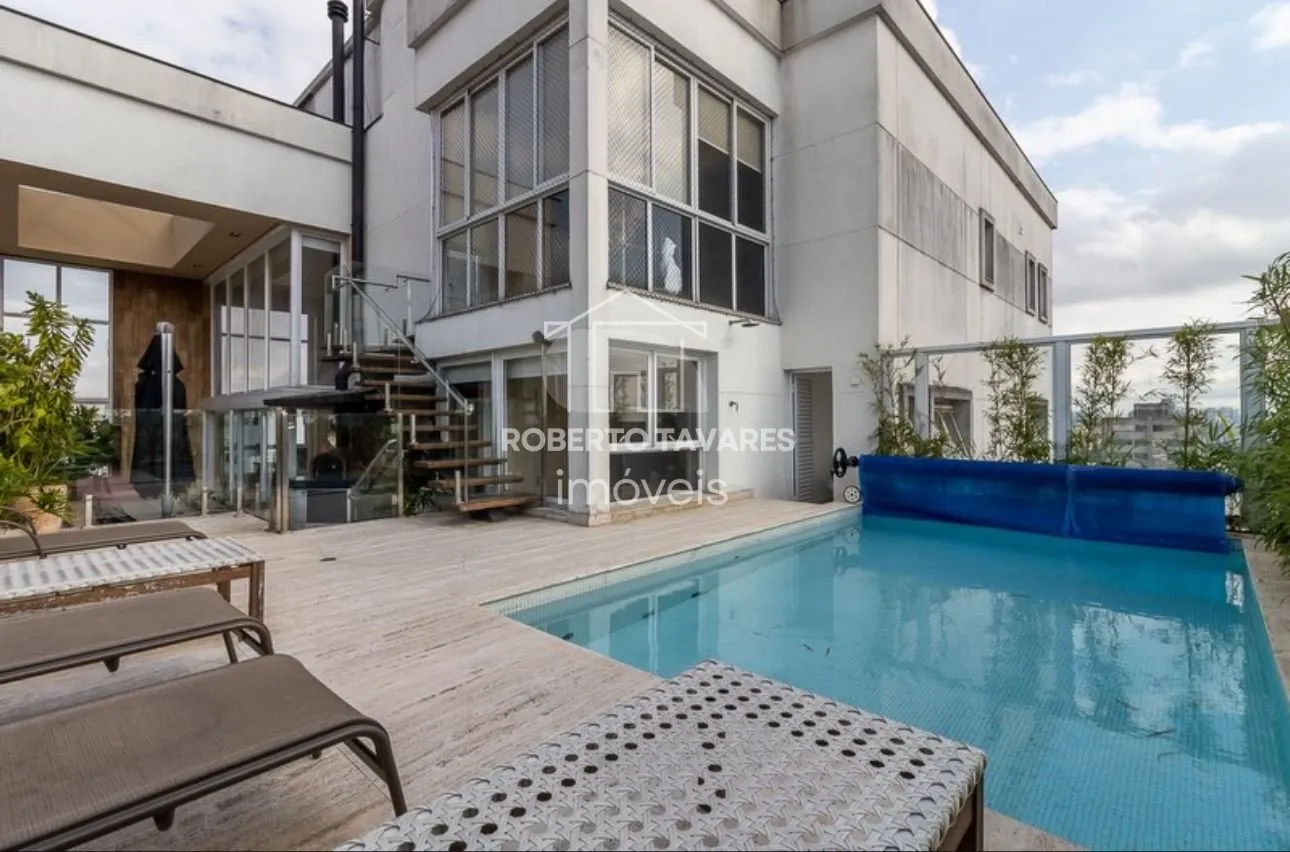 Foto do imóvel Cobertura Duplex mobiliada 820m² de área útil à venda no Jardim América com 5 suítes e 7 vagas! em Jardim América, São Paulo - SP