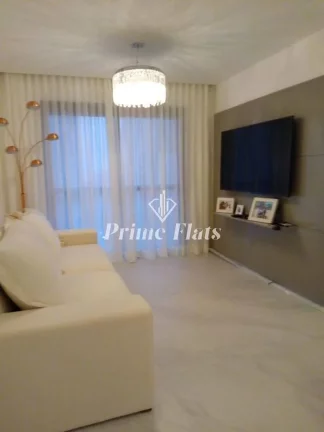 Imagem Flat disponível para locação no Alameda Apart Hotel no Jardim Paulista, com 45m², 1 dormitório e 1 vaga