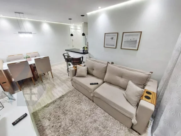 Imagem Apartamento de 2 dormitórios sendo 1 suíte, 2 banheiros, 1 vaga, com 60m² em Rudge Ramos, São Bernardo do Campo