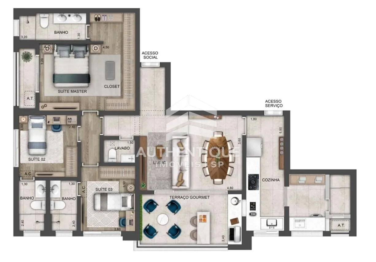 Imagem LEDGE BROOKLIN - Apartamento à venda no bairro Brooklin - São Paulo/SP, Zona Sul