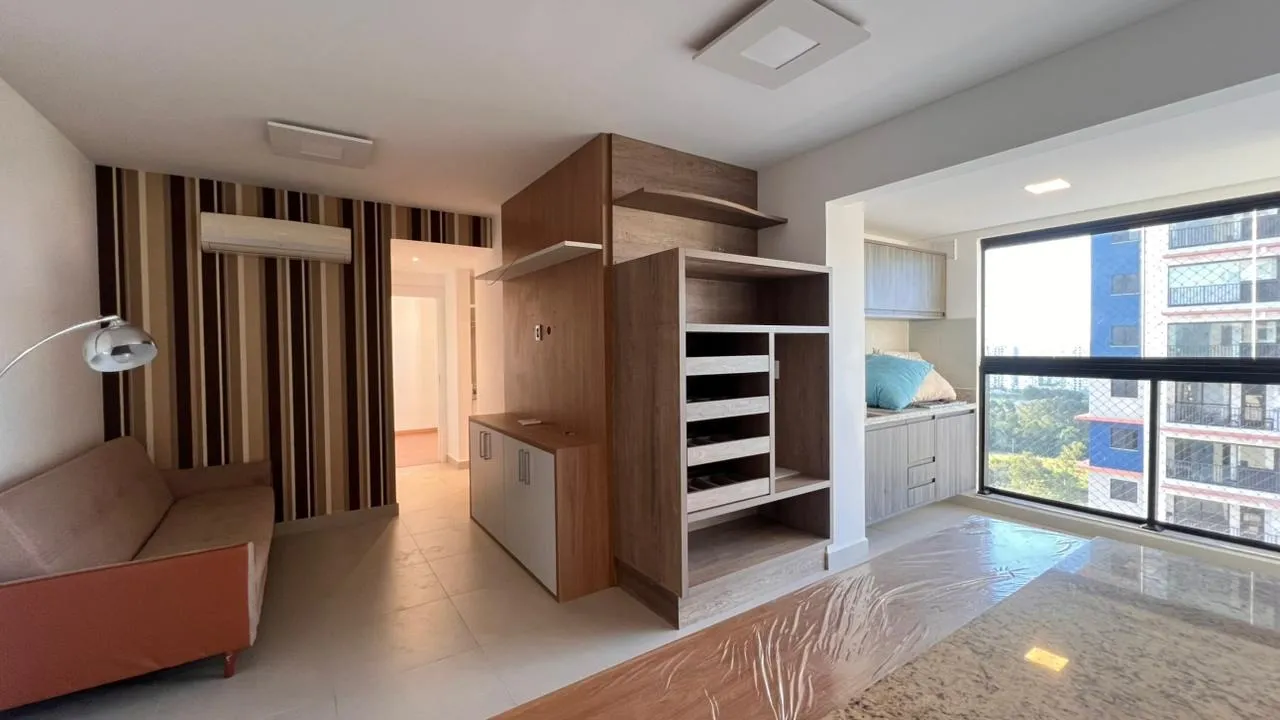 Imagem Apartamento Moderno de 67 m² com Suíte, Sacada Gourmet, Vista para o Pôr do Sol e 2 Vagas no Biarritz Campolim