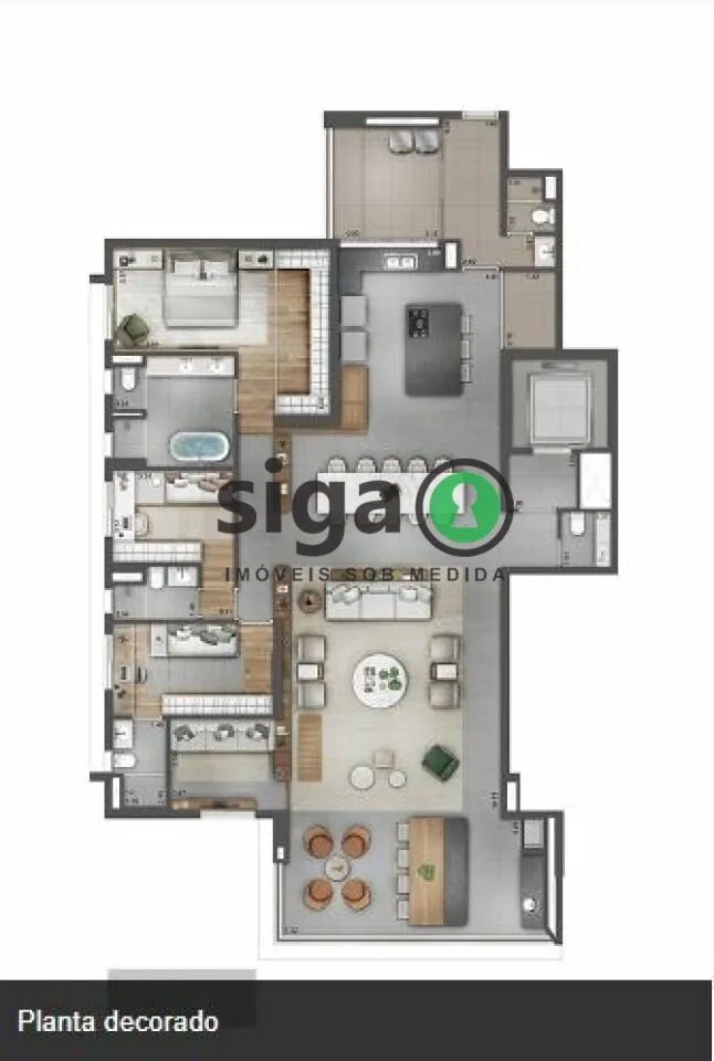 Imagem Apartamento com 04 suítes para venda no Ibirapuera, São Paulo - SP