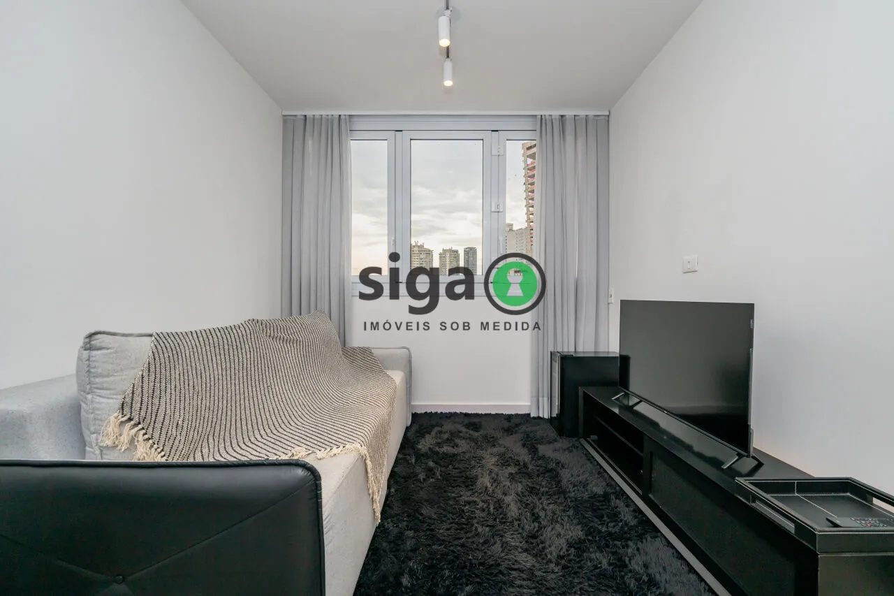 Imagem Apartamento para locação 35m² mobiliado, localizado em Moema.