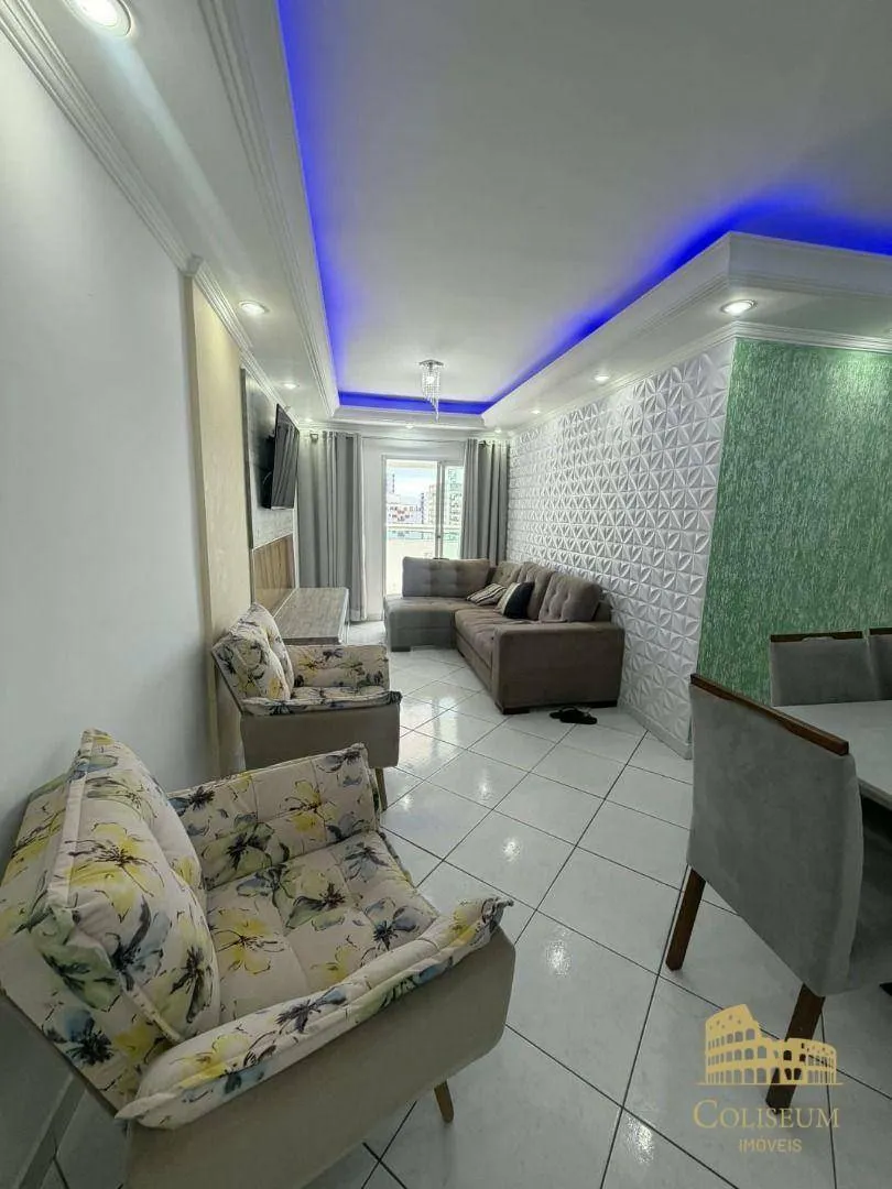 Imagem Apartamento com 3 dormitórios à venda, 110 m² por R$ 499.000,00 - Vila Assunção - Praia Grande/SP