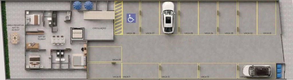 Imagem Apartamento à venda, 68 m² por R$ 551.518,00 - Aeroclube - João Pessoa/PB