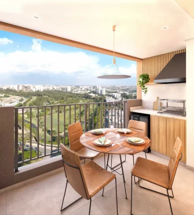 Imagem BIOS SANTO AMARO - VIBRA - Aptos de 47 a 50m², próximo à Marginal Pinheiros e Shopping SP Market!