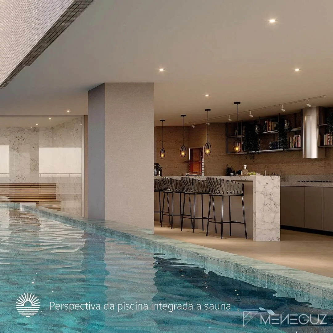 Imagem Marinetti Rondelli - Lançamento na Praia do Morro, com apartamentos a venda de 2 quartos, a uma quadra do mar e lazer completo