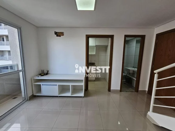 Imagem Apartamento com 1 dormitório para alugar, 54 m² por R$ 2.942,00/mês - Setor Bueno - Goiânia/GO