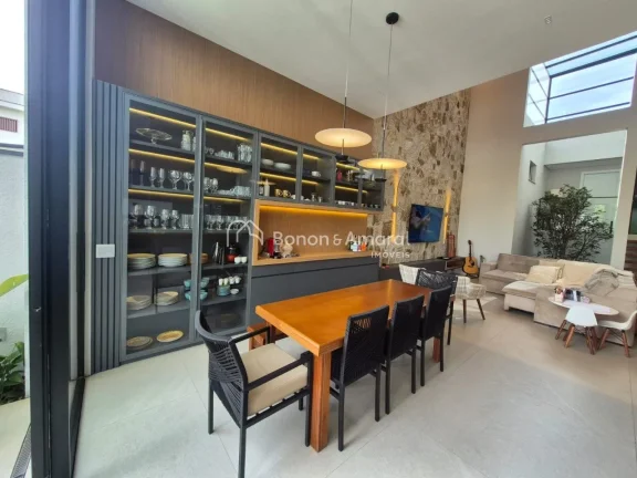 Imagem Sobrado de alto padrão com 361 m² no Condomínio Santorini, em localização privilegiada e com fu...