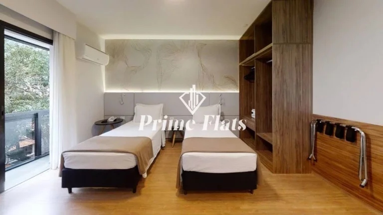 Imagem Flat disponível para venda no Hotel Intercity Interative Jardins, com 23m², 1 dormitório e 1 vaga
