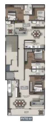 Imagem Micenas - Apartamento à venda no bairro Pedra Branca - Palhoça/SC