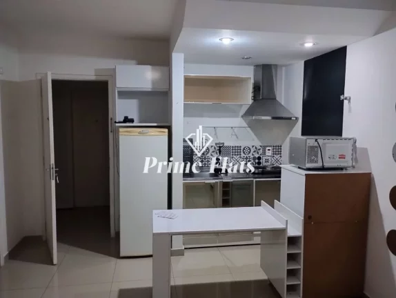 Foto do imóvel Flat disponível para venda no Paulistania Residence, com 42m², 1 dormitório e 1 vaga de garagem em Alameda Casa Branca