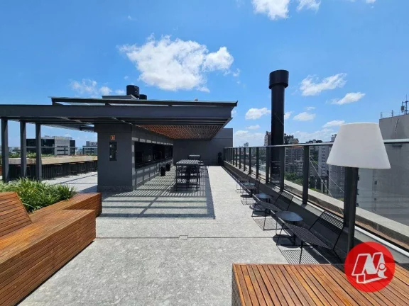 Imagem Studio com 1 dormitório para alugar, 24 m² - Auxiliadora - Porto Alegre/RS