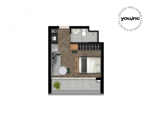 Imagem Apartamento com 1 Quarto à Venda, 36 m² em Consolação - São Paulo