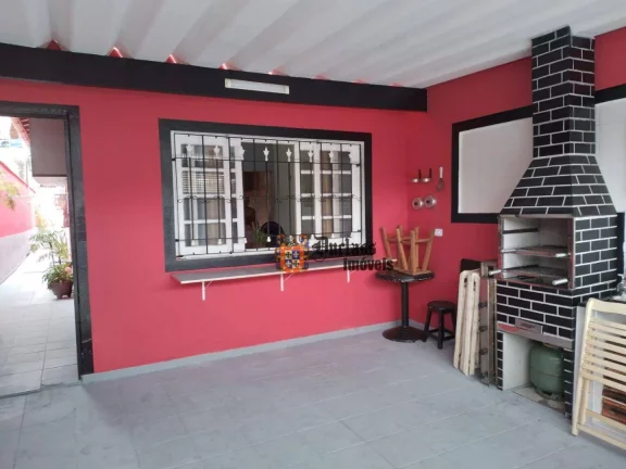 Foto do imóvel Casa com 2 dormitórios à venda, 72 m² por R$ 435.000 - Nova Mirim - Praia Grande/SP