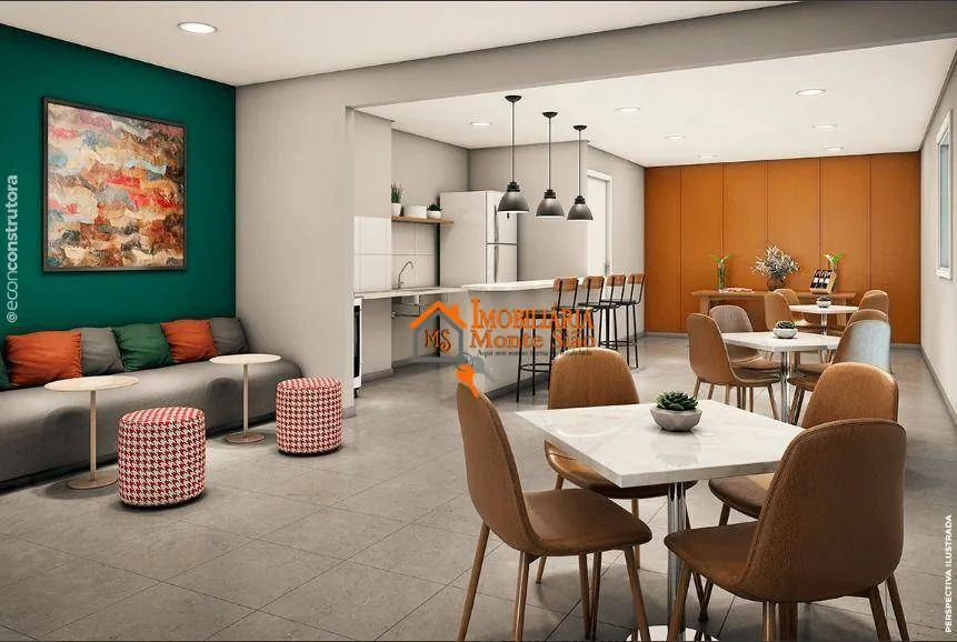 Imagem Apartamento com 2 dormitórios à venda, 42 m² por R$ 415.000,00 - Vila das Bandeiras - Guarulhos/SP