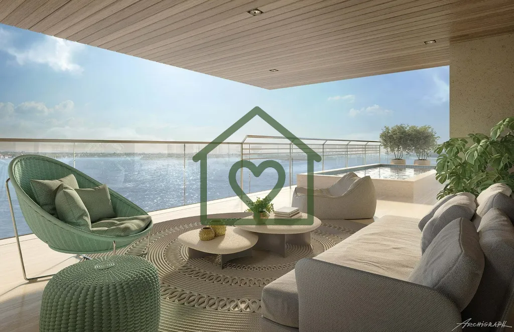 Imagem Andar alto! Apartamento com belíssima vista para o Guaíba de 127,33m² privativos com 3 suítes, a...