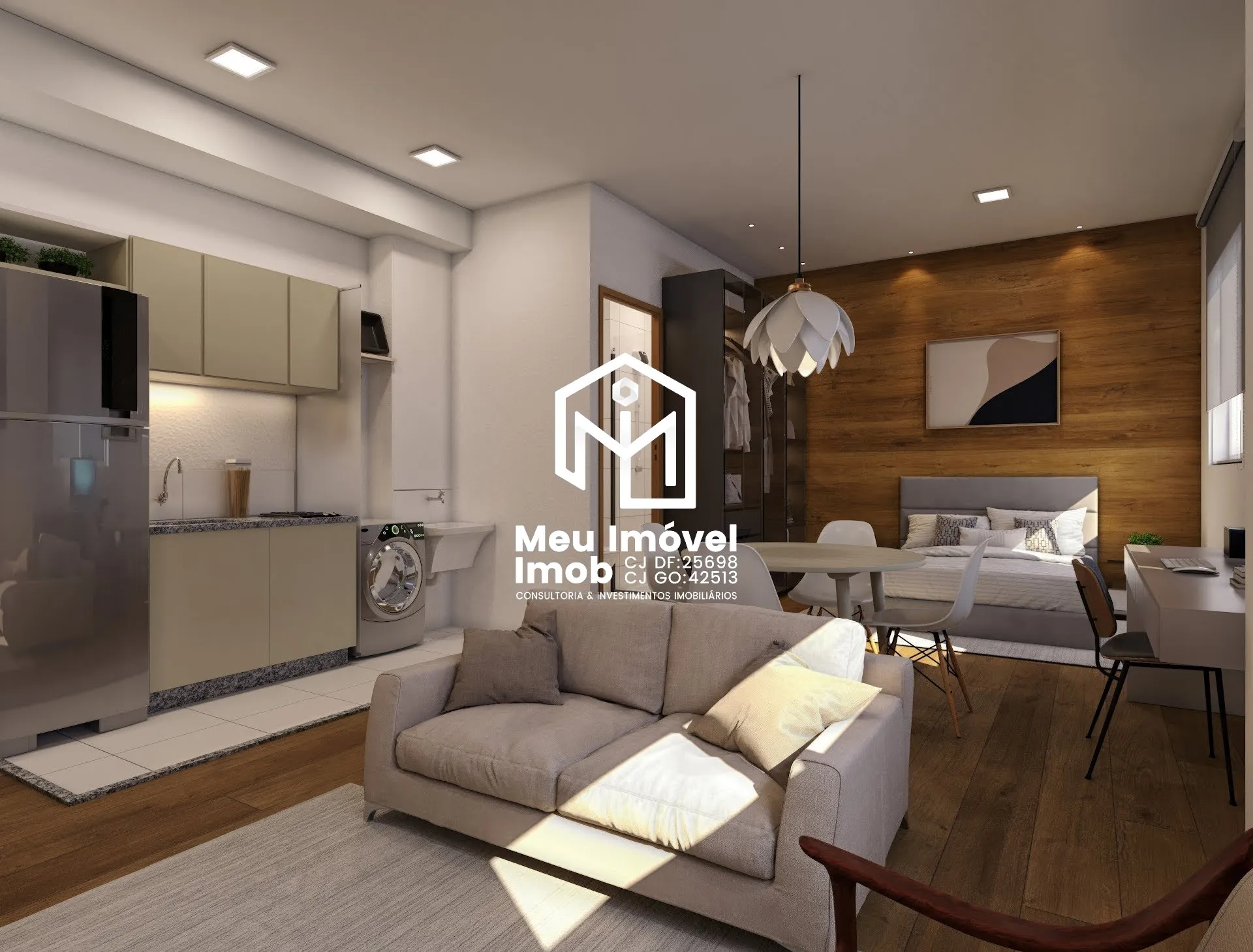Imagem Apartamento 1 Quarto Sem Vaga 40² Mini Mercado Bicicletário