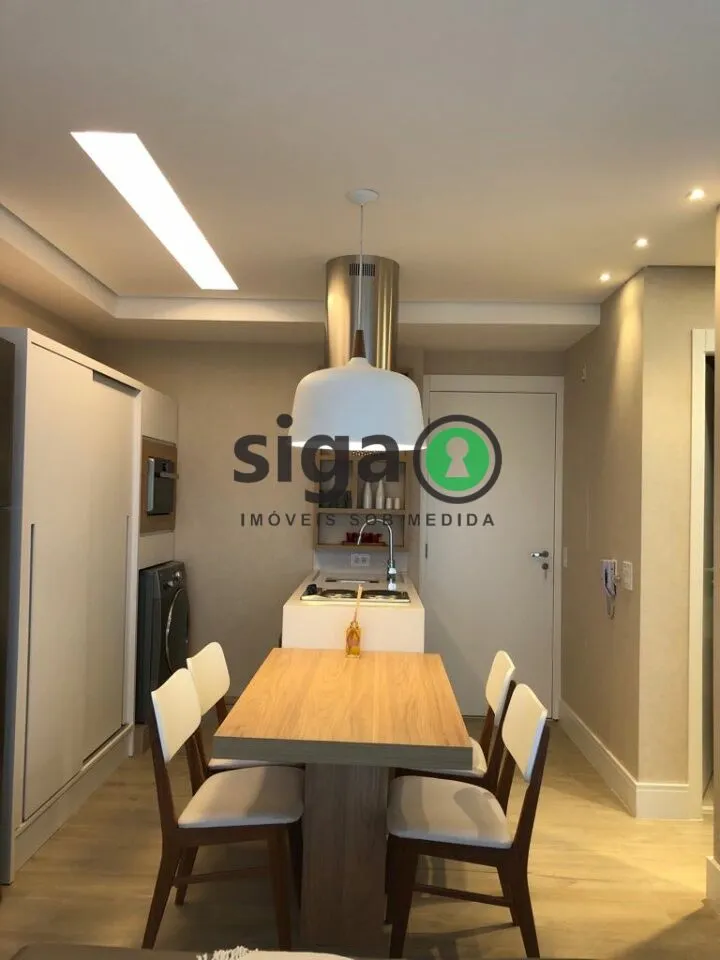 Imagem Apartamento com 49m² à venda, MOBILIADO, 1 quarto, 1 banheiro e 1 vaga, Chácara Santo Antonio