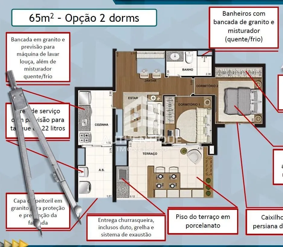 Imagem SQUARE SANTO AMARO - Apartamento à venda em São Paulo/SP