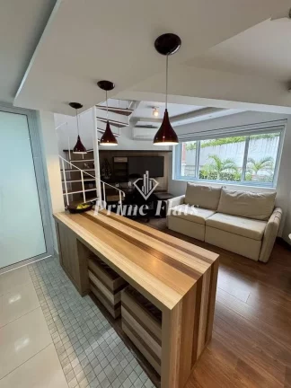 Imagem Flat disponível para venda no Condomínio Palazzo Gritti, com 46m², 1 dormitório e 1 vaga de garagem
