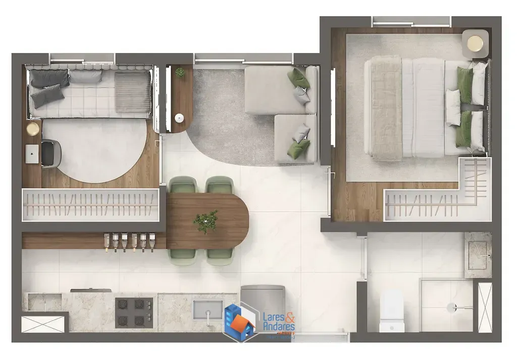 Imagem Apartamento à venda 1 Quarto 1 Suite 25.26M² Vila Independência São Paulo - SP | Grand Vivaz Estação Tamanduateí 3