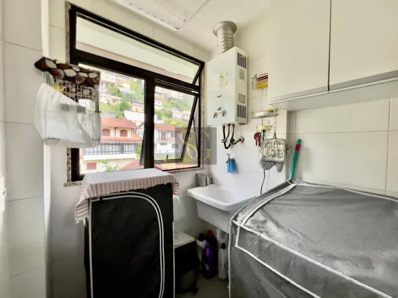 Imagem Apartamento para Venda em Teresópolis, Agriões, 1 dormitório, 1 suíte, 2 banheiros, 1 vaga