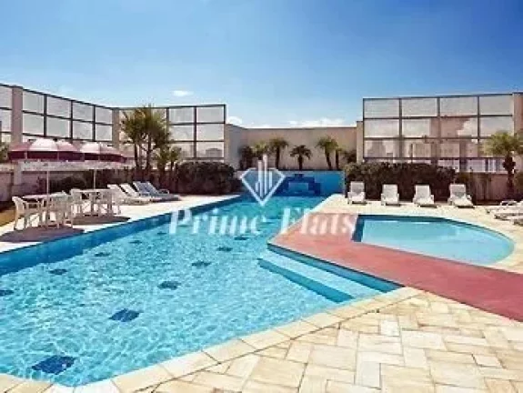Imagem Flat disponível para locação no Wyndham Garden Convention Nortel, com 35m², 1 dormitório e 1 vaga de garagem