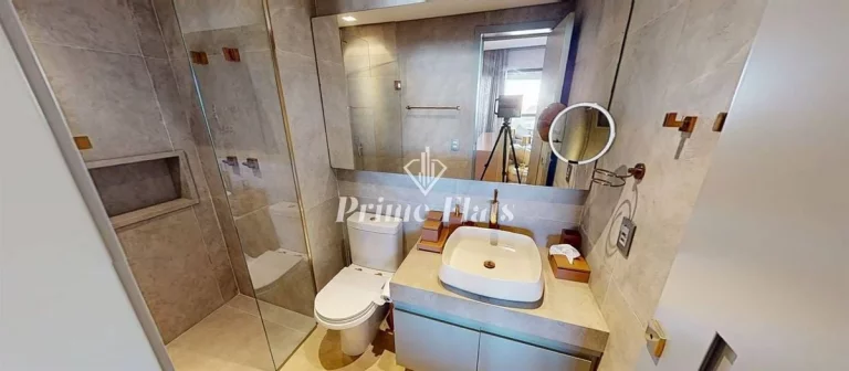 Imagem Flat disponível para locação no Cyrela by Pininfarina no Itaim Bibi, com 98m², 1 dormitório e 1 vaga