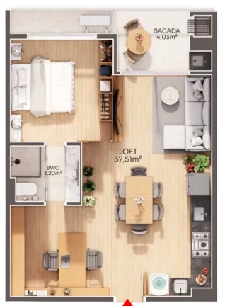 Imagem Maxxi iU - Residencial - Apartamento à venda no bairro Jurerê - Florianópolis/SC
