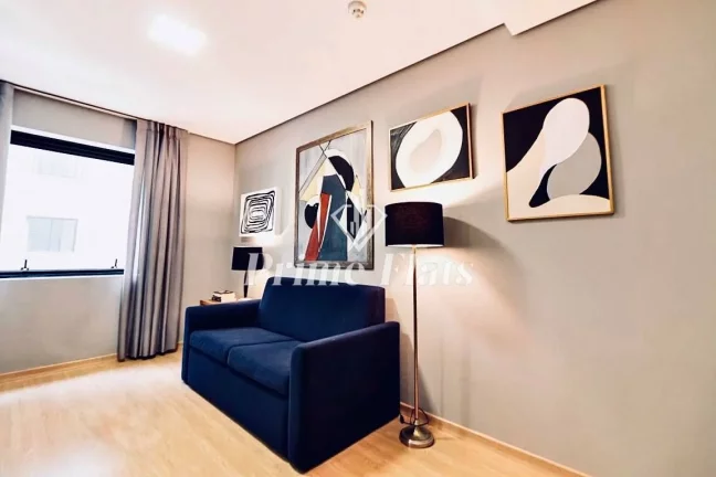 Imagem Flat disponível para locação no Mercure São Paulo Moema Times Square Hotel, com 30m², 1 dormitório e 1 vaga de garagem