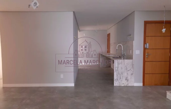 Imagem Apartamento de frente com super varanda gourmet montada, vista pro marnem