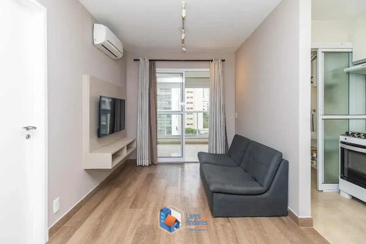 Imagem Apartamento para venda em Indianópolis com 1 quarto, sendo 1 suíte, 48m²