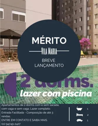 Foto do imóvel Apartamento com 2 Quartos à Venda, 55 m² em Vila Maria Baixa - São Paulo