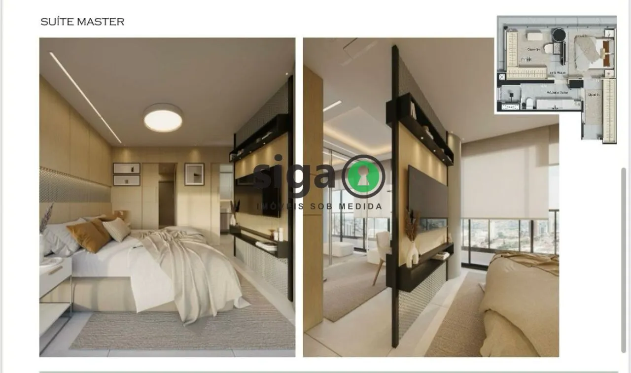 Imagem Apto à Venda com 176m², com 3 suites, 2 vagas na Vila Olímpia, no contrapiso, recém entregue
